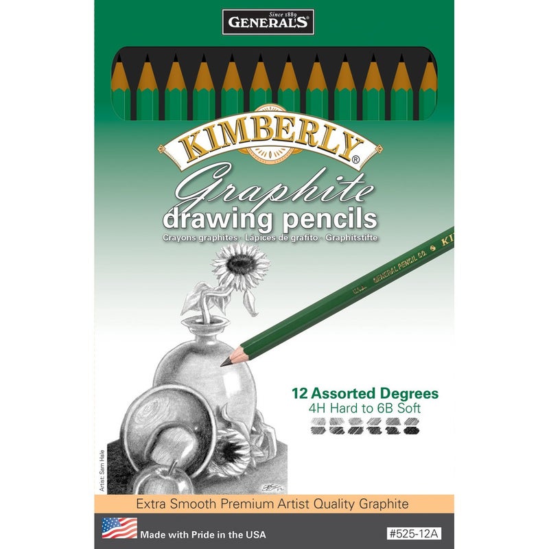 General's General Pencil 525-12A Graphite Drawing Pencils (12 Pack), 12 Count (Pack of 1) - Image 2